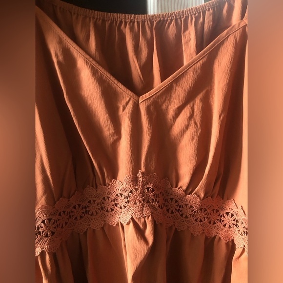 SHEIN CURVE NWT off/on shoulder flowy dress - Picture 3 of 6